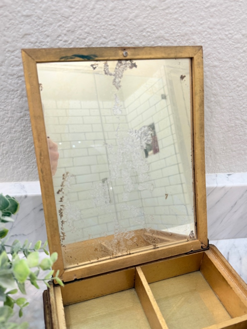 176 Year Old Antique Godey's Jewelry Box From 1845! - Picture 10 of 17